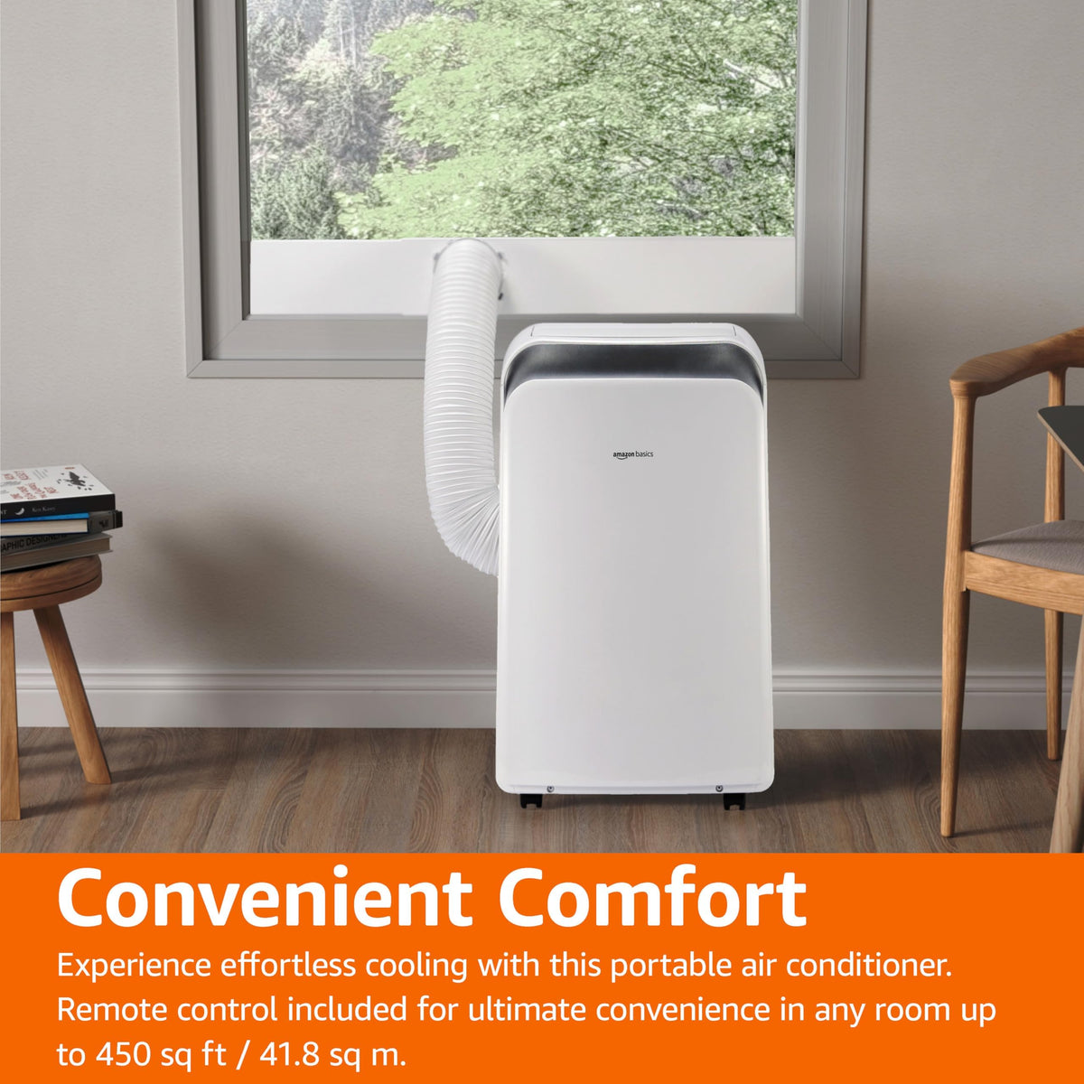 3-In-1 Portable Air Conditioner with Remote, 10000 BTU, White D697532