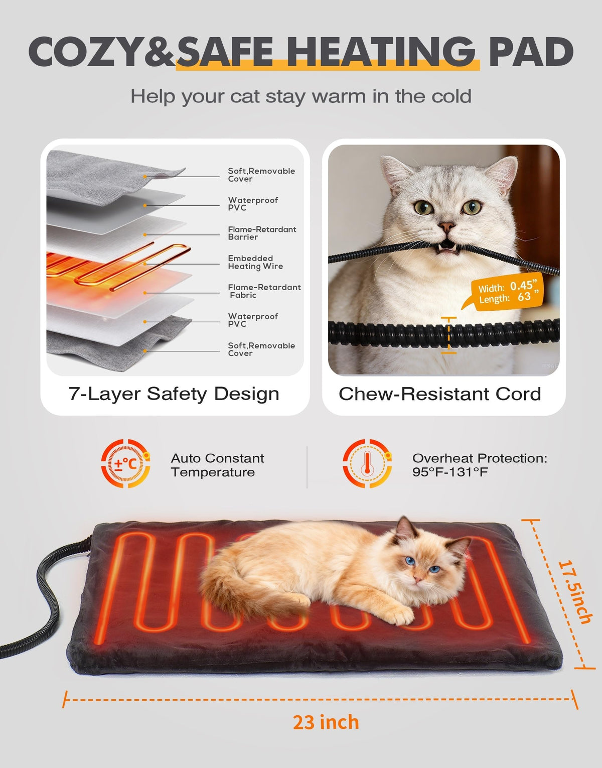 Heated Outdoor Cat House A44589