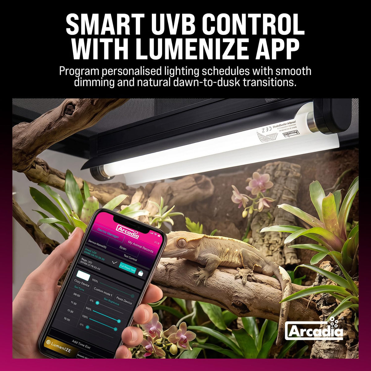 36" 39 Watts 6% UVB Reptile Light Fixture Kit B491151