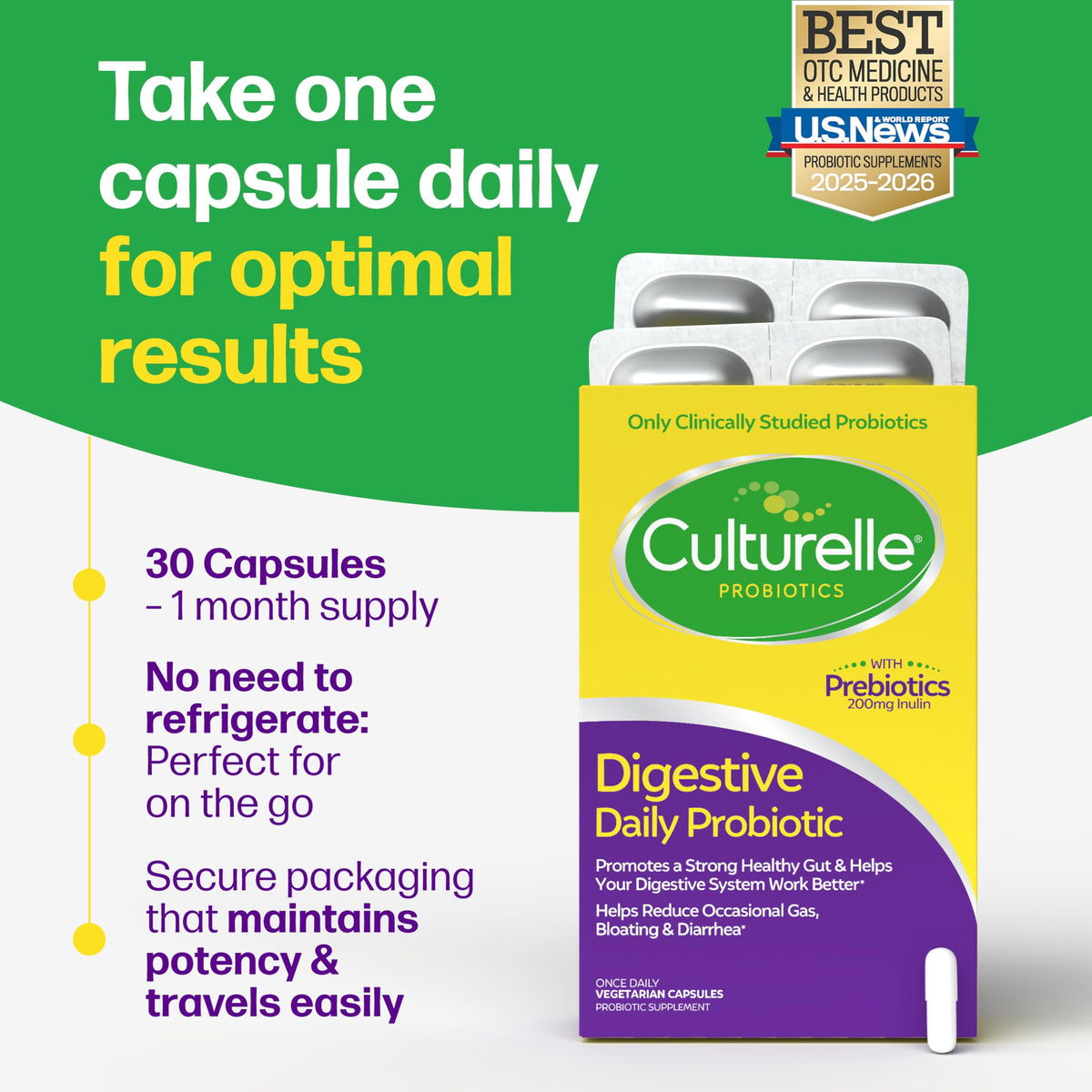 30 Count 10B CFUs Probiotic A661185