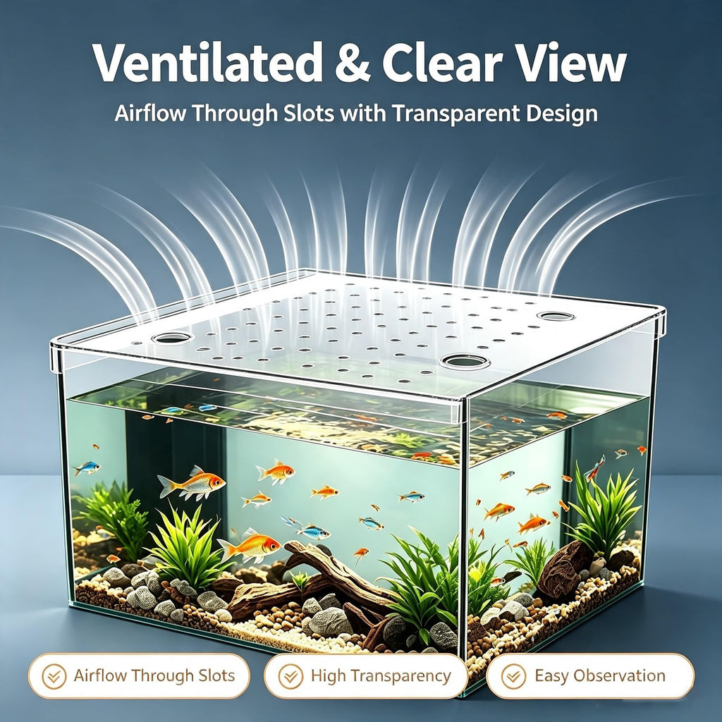 Ventilated Fish Tank Lid for 10-20 Gallon Aquariums O39311