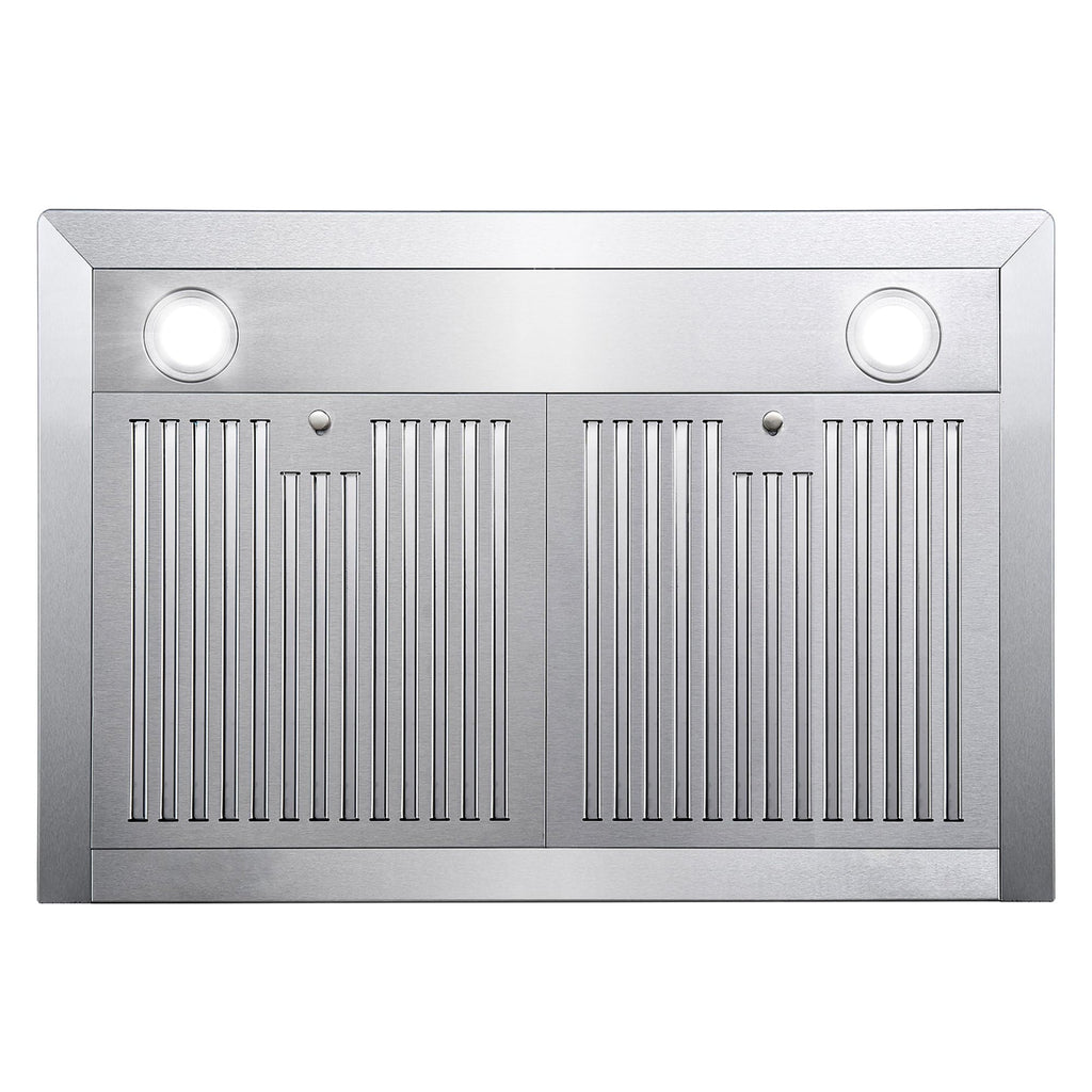30 in. 380 CFM Ducted Wall Mount Range Hood Stainless Steel E493
