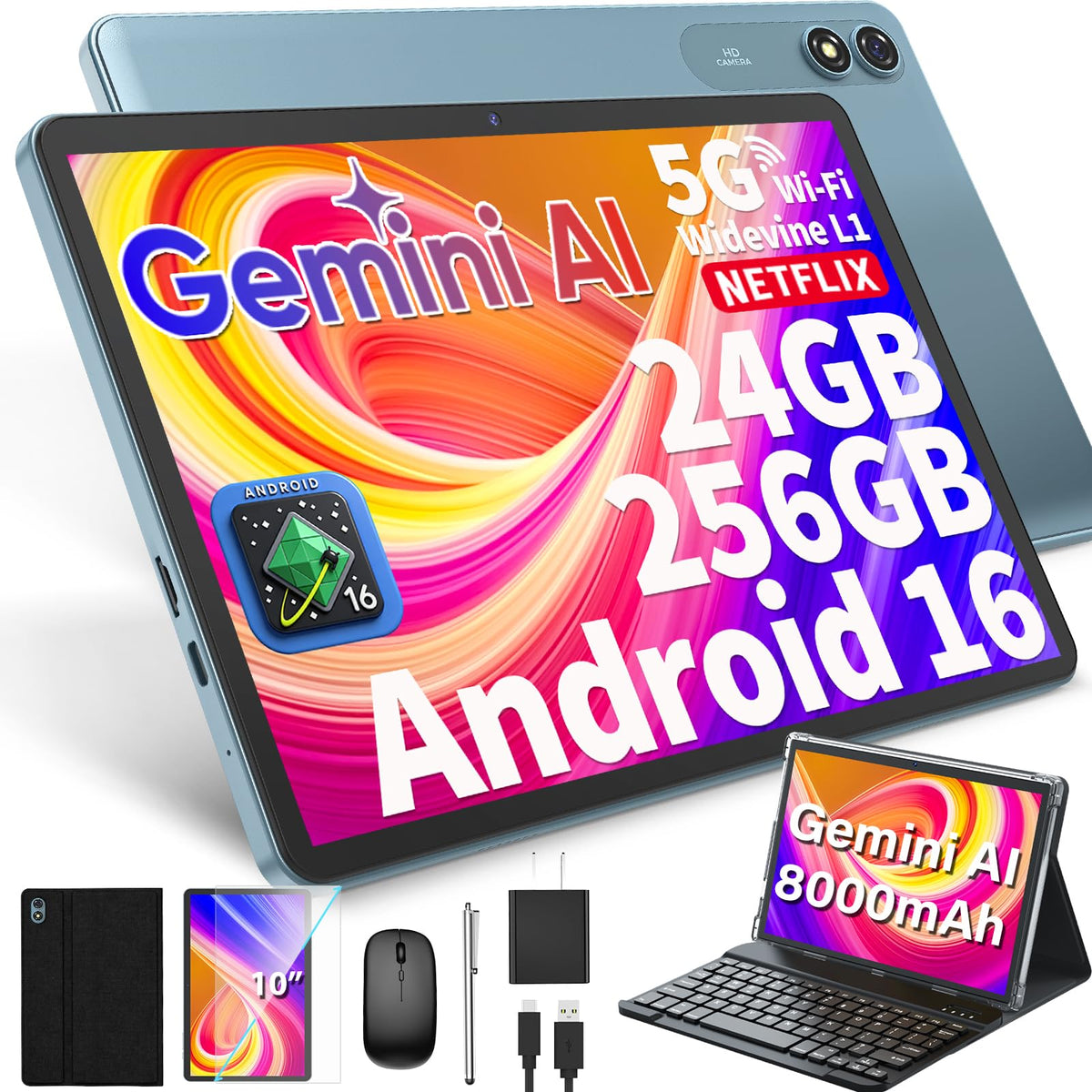 10 inch Android Tablet with Keyboard S439818