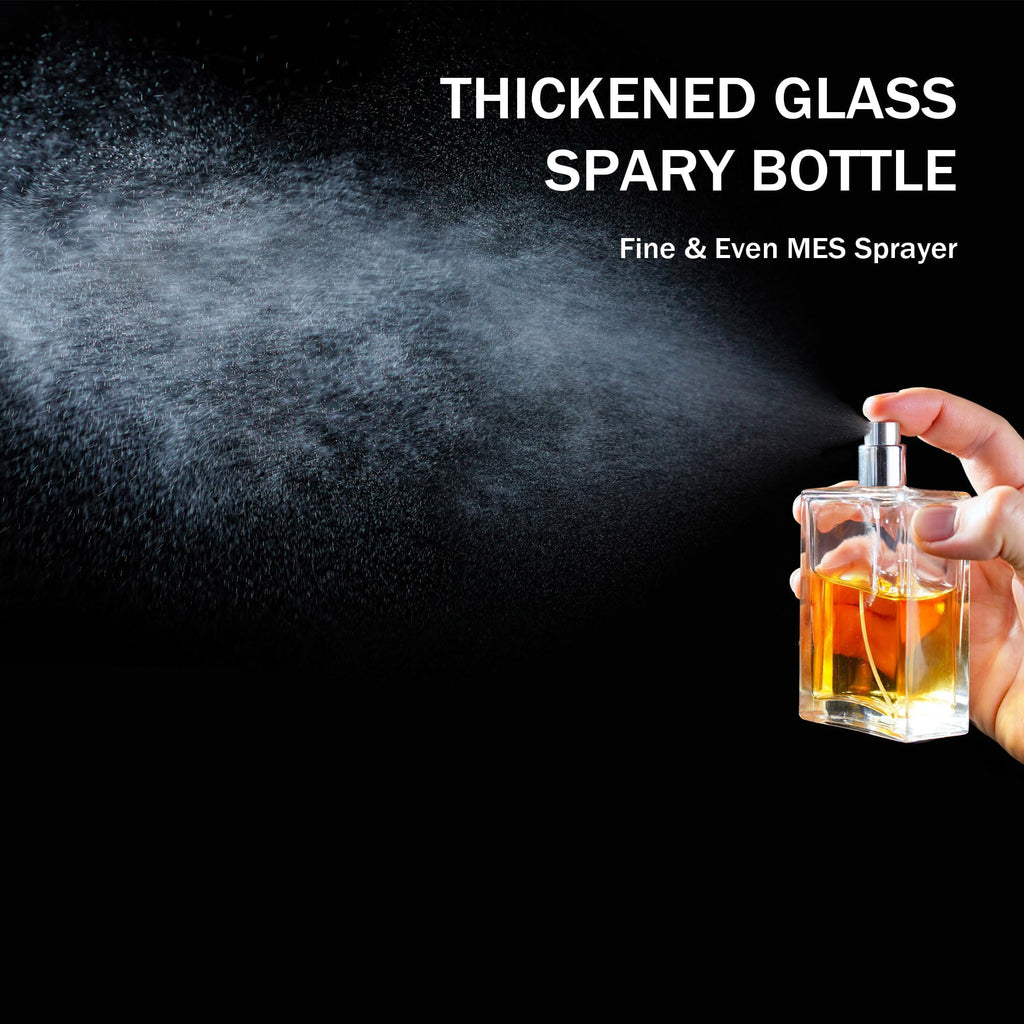 2 Pack 100ml Refillable Glass Spray Bottles I535010