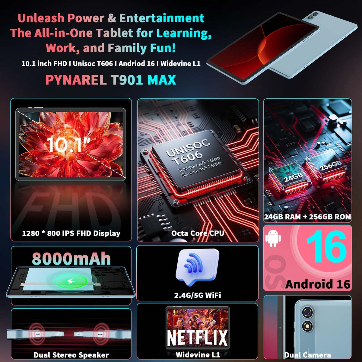 10 inch Android Tablet with Keyboard S439818