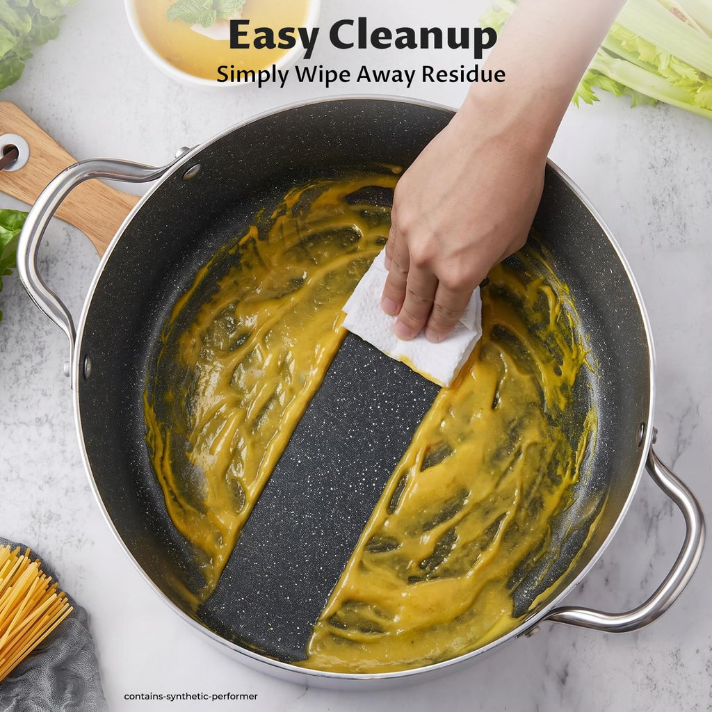 12 Quart Nonstick Stock Pot with Lid E984
