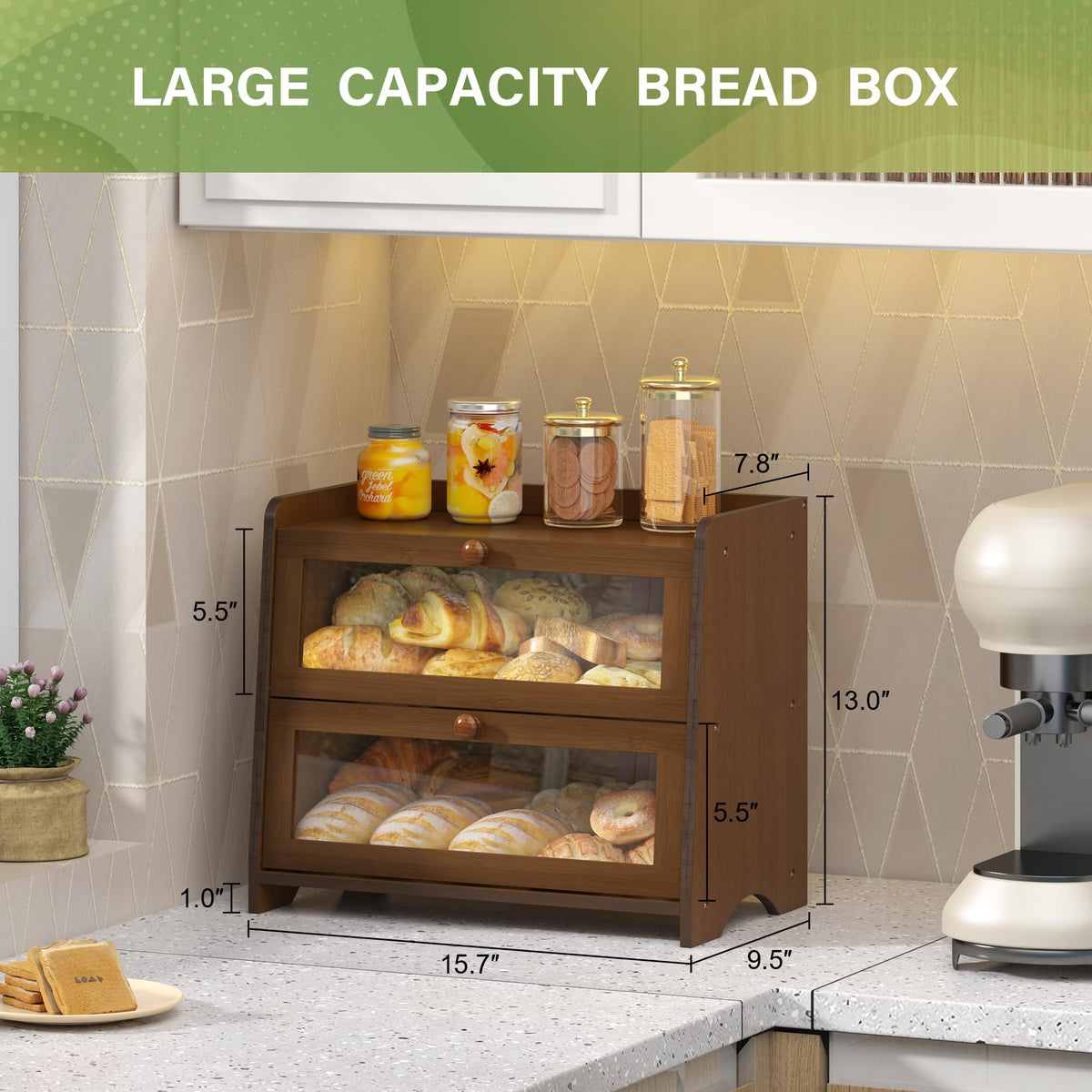Double Layer Bread Box U752407