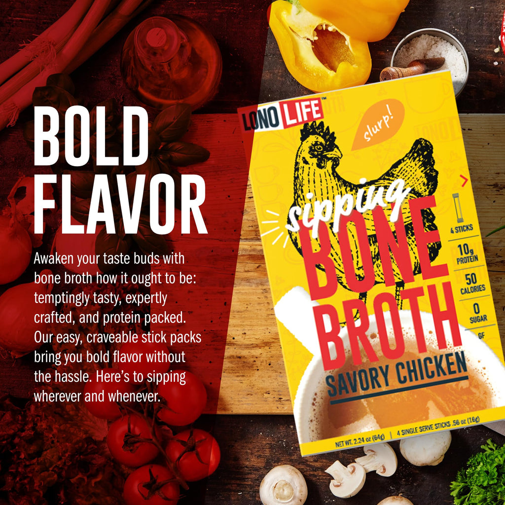 Chicken Bone Broth Powder Mix 8oz G541