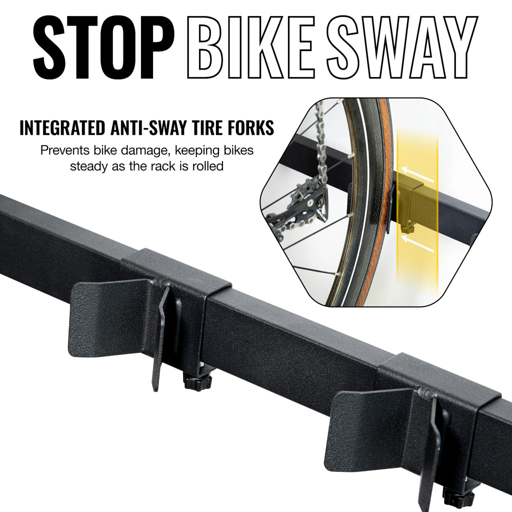 Freestanding 5-Bike Rack F58236
