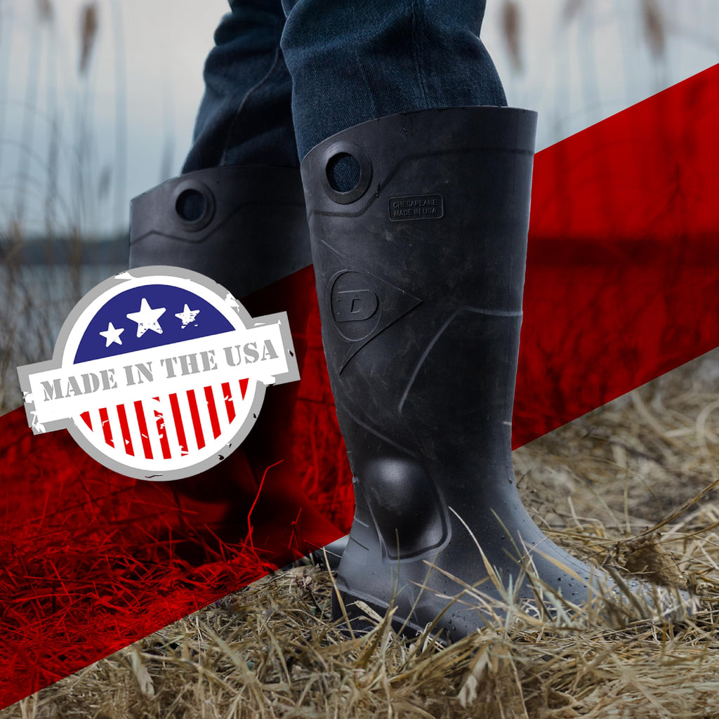Black Rubber Boots U5567