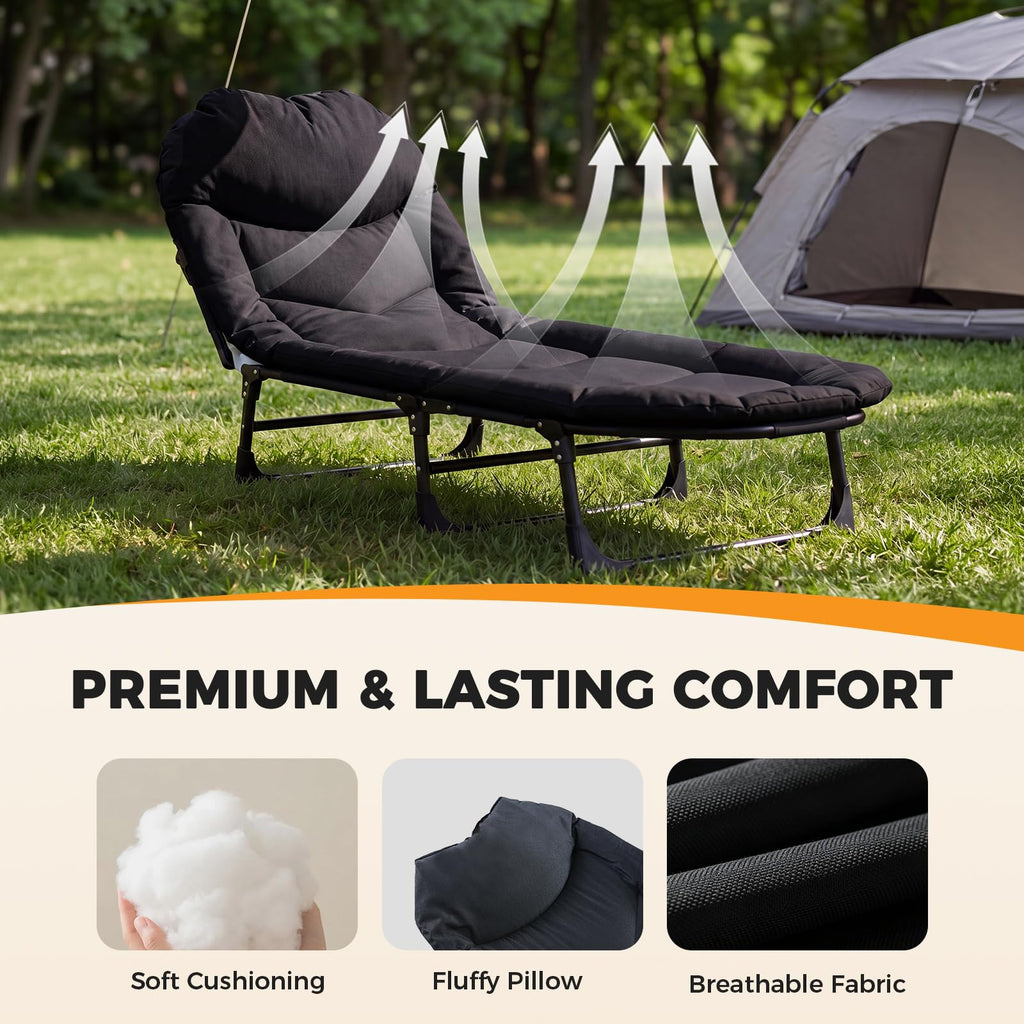 Camping Cot with Mattress D499