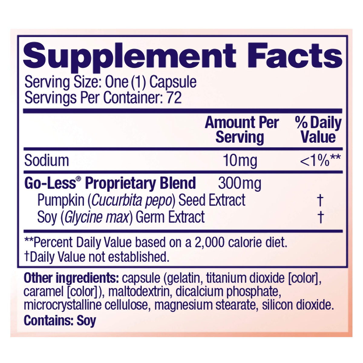 Bladder Control Daily Supplement M57968