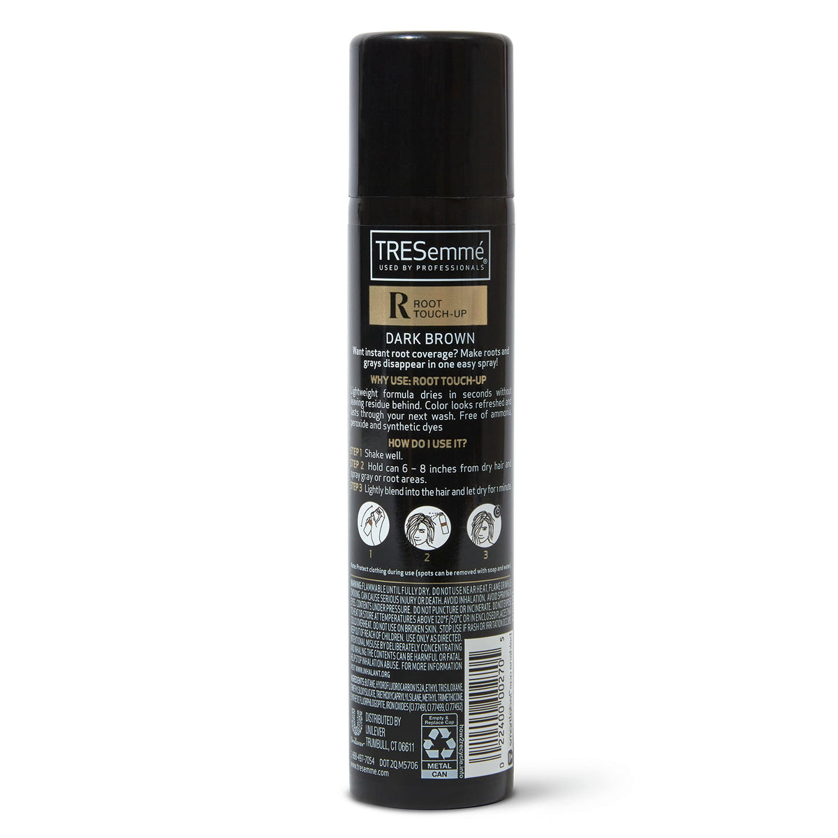 Temporary Dark Brown Root Touch-Up Spray 2.5 oz O24246