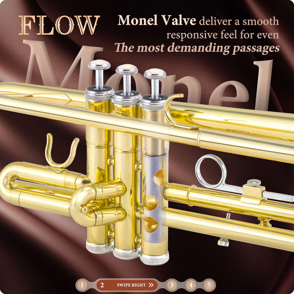 Standard Trumpet with Hard Case, 7C Mouthpiece & Cleaning Kit N88453