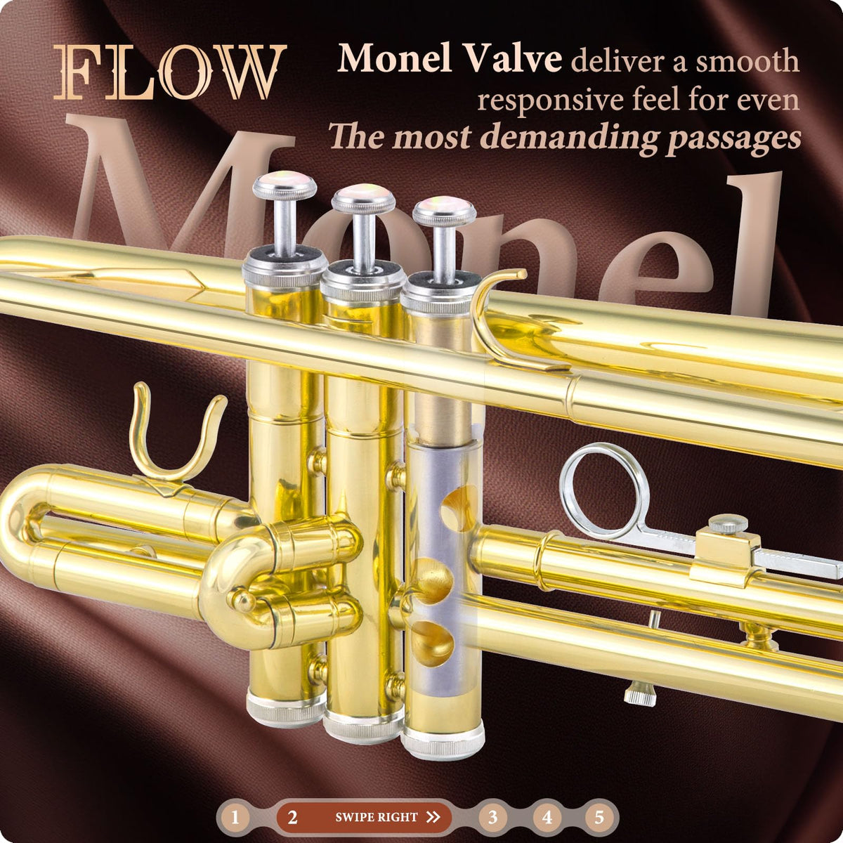 Standard Trumpet with Hard Case, 7C Mouthpiece & Cleaning Kit N88453