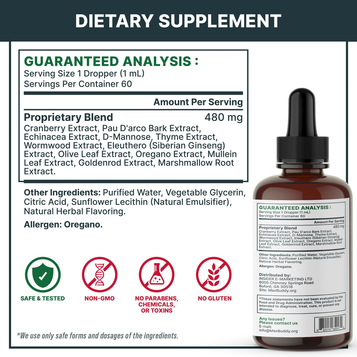Natural Herbal Cleanser for Cats and Dogs U137