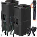 15-Inch 2000W Powered Loudspeaker Pair K753182