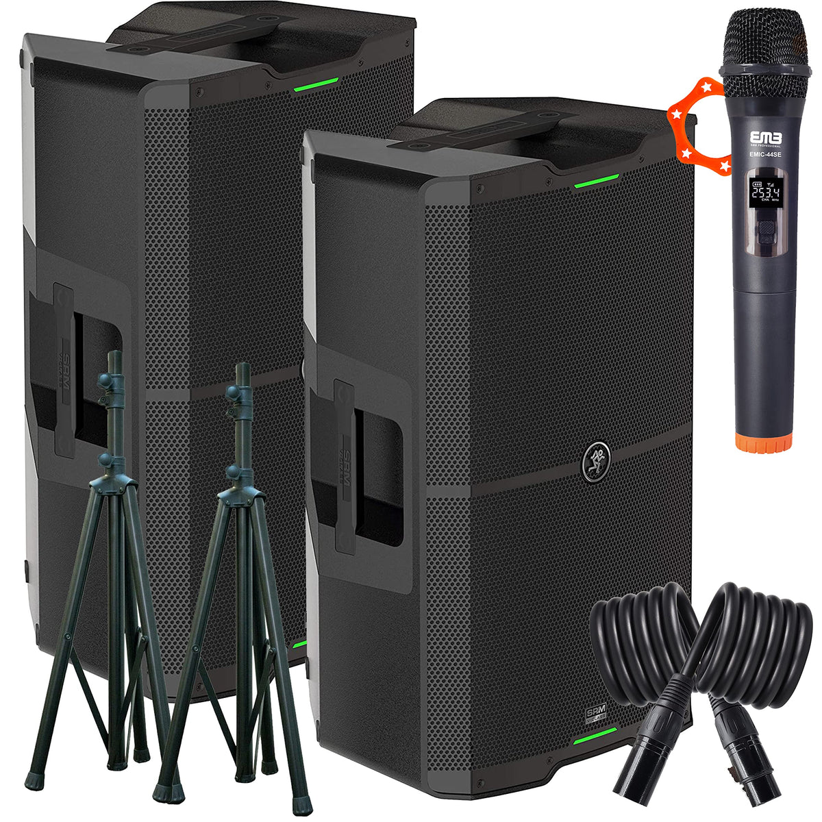 15-Inch 2000W Powered Loudspeaker Pair K753182
