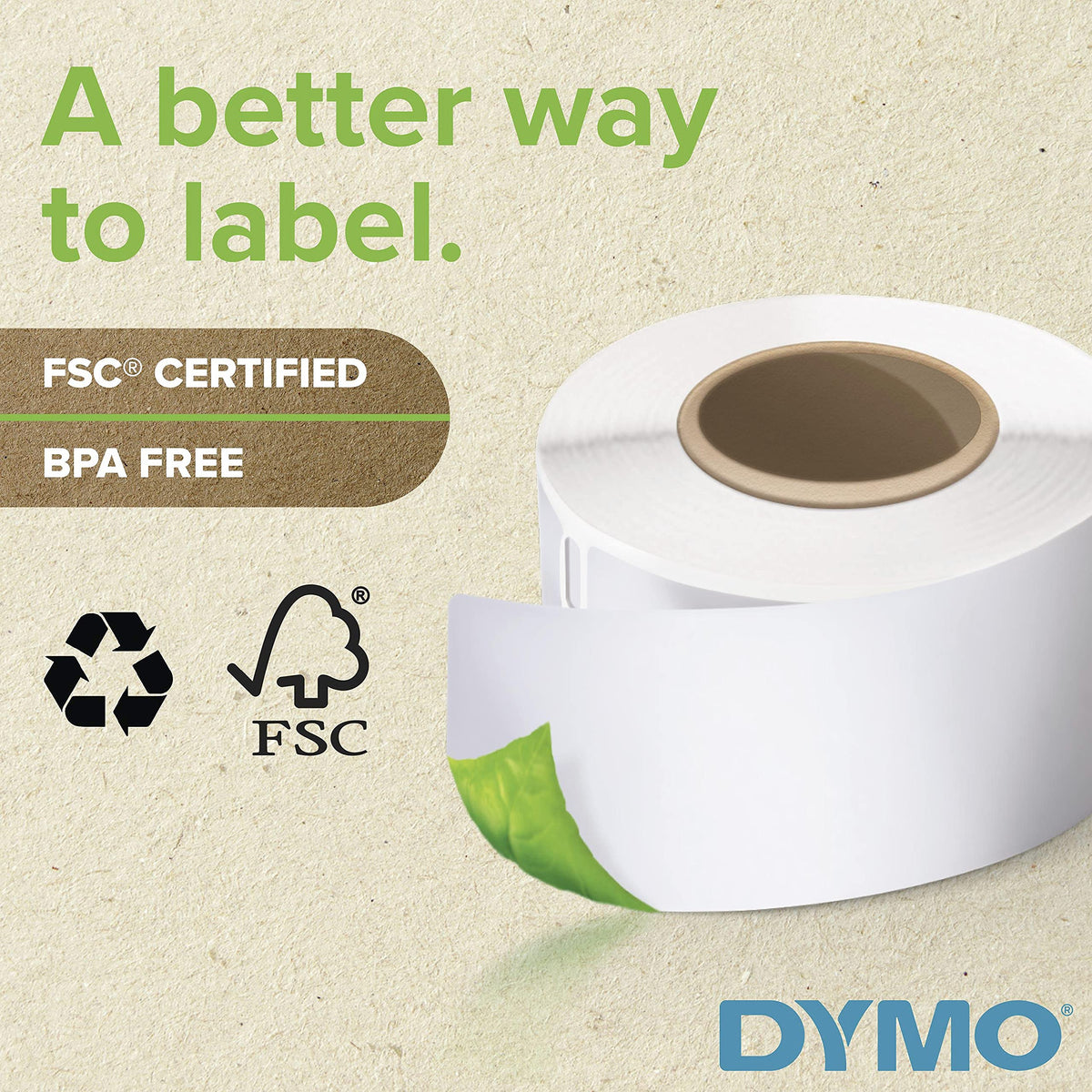 White Shipping Labels 2-1/8" x 4" 6 Rolls C682055