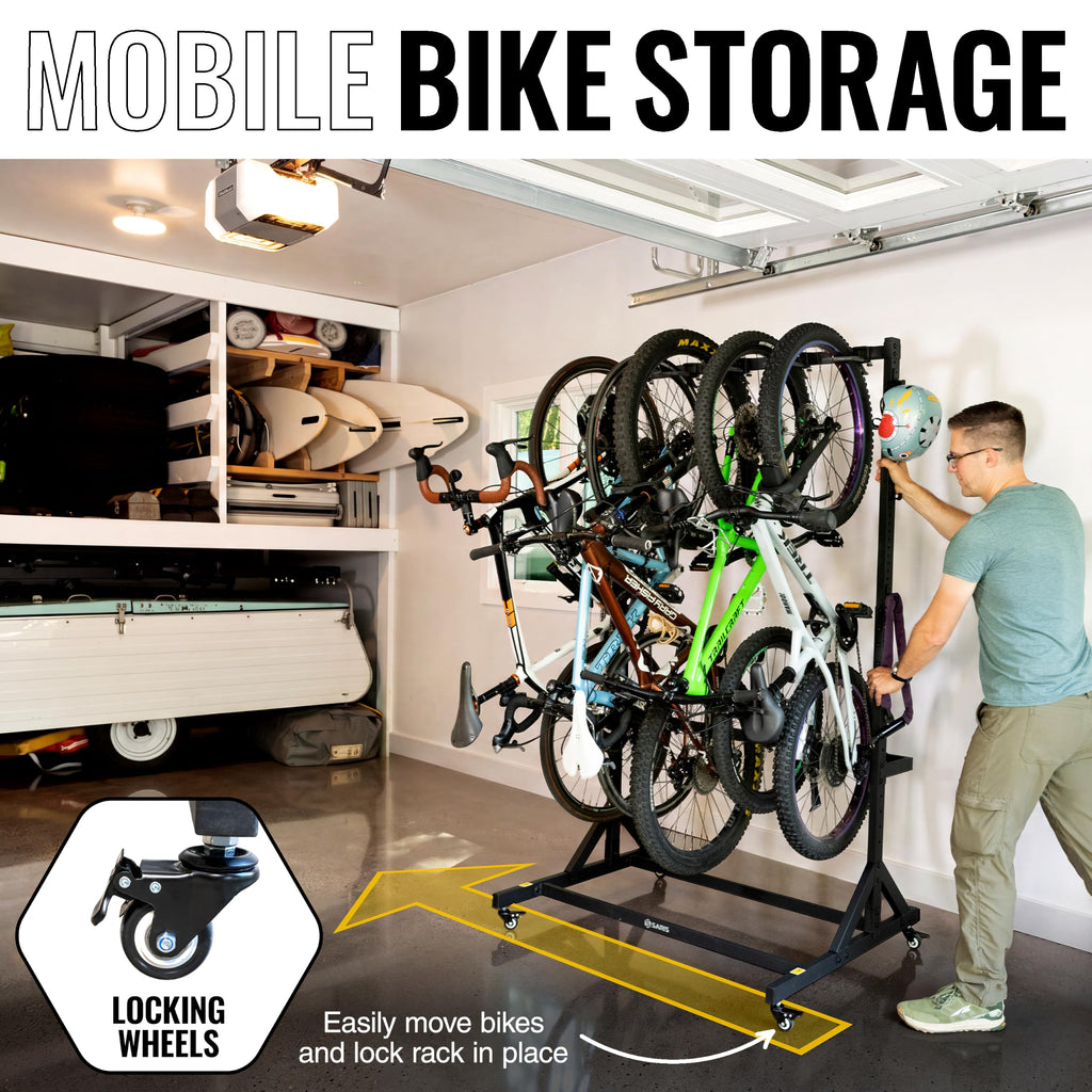 Freestanding 5-Bike Rack F58236