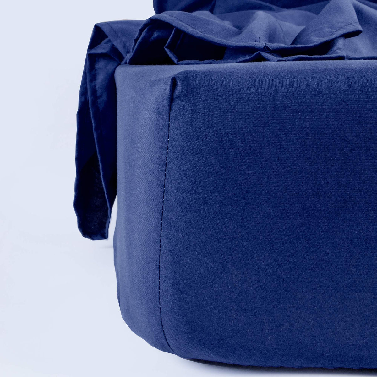 Toddler Microfiber Sheet Set, 3 Piece, Navy Blue I718