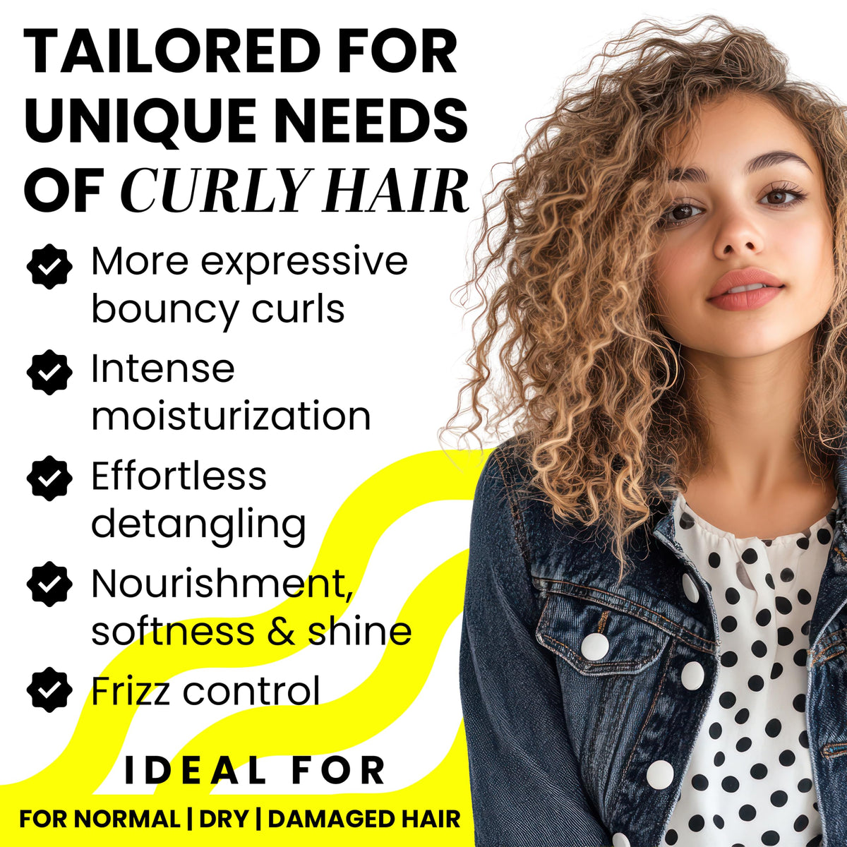 Curly Hair Shampoo and Conditioner Set H459338