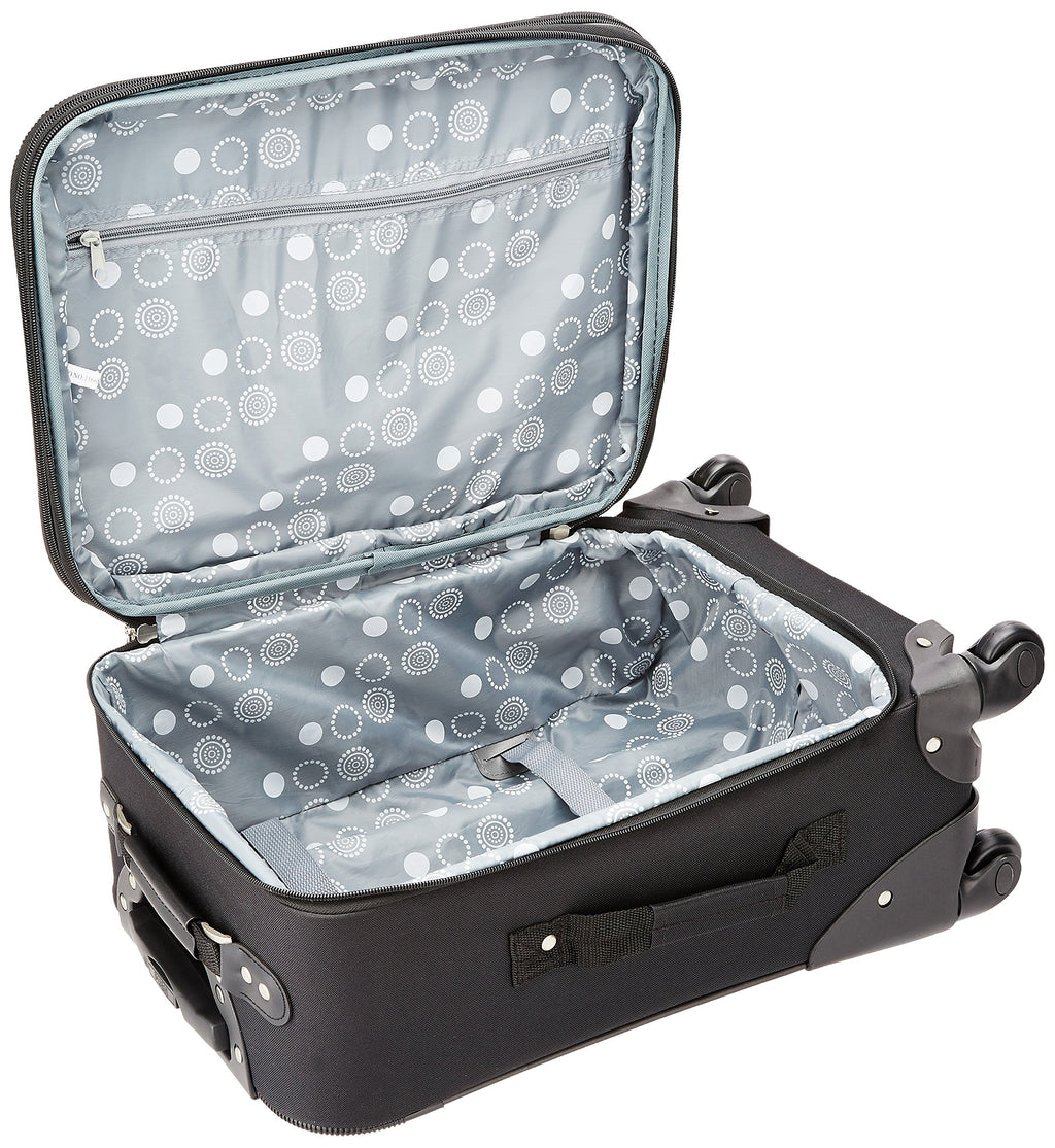 Black Expandable Spinner Carry-on 19" H526